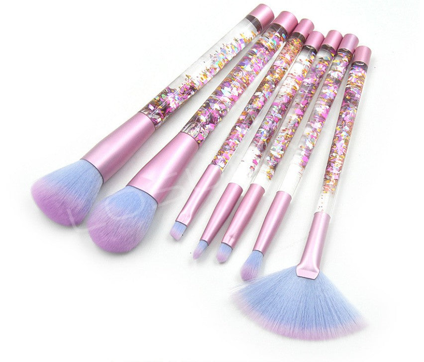 The New 7 Liquid Crystal Liquid Flow Cosmetic Brush Handle Make-up Kit Bag Valve The New 7 Liquid Crystal Liquid Flow Cosmetic Brush Handle Make-up Kit Bag Valve